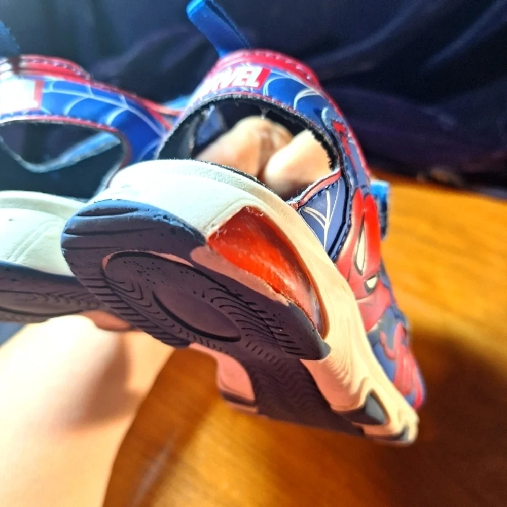 Spiderman sandles 9